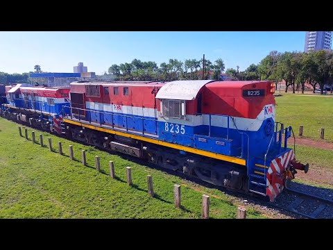 [4K] Tren cargado de NCA con destino a Rosario pasando por Marcos Juárez!!!!!!