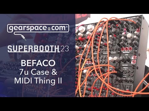 Befaco 7u Case & MIDI thing II - Gearspace @ Superbooth 2023