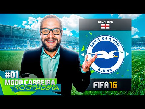 INÍCIO do MODO CARREIRA no FIFA 16 em 2025 | T.01 Ep.01 | MODO CARREIRA NOSTALGIA FIFA 16