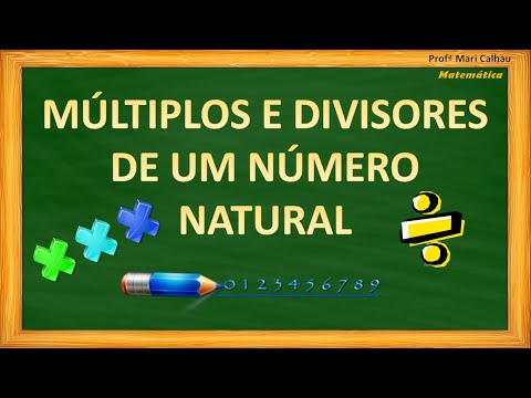 MÚLTIPLOS E DIVISORES