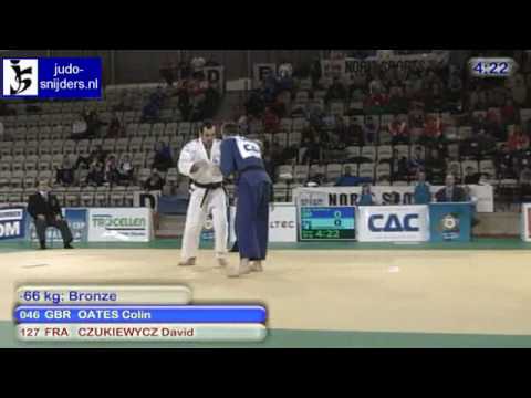 Judo 2010 World Cup Prague: Colin Oates (GBR) - David Czukiewycz (FRA) [-66kg] bronze