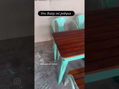 Restaurant dining table and chair