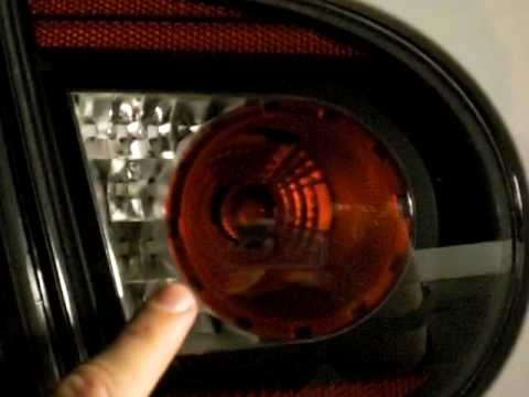 VW GTI Euro Switch with HELLA Black and Clear Tail Lights
