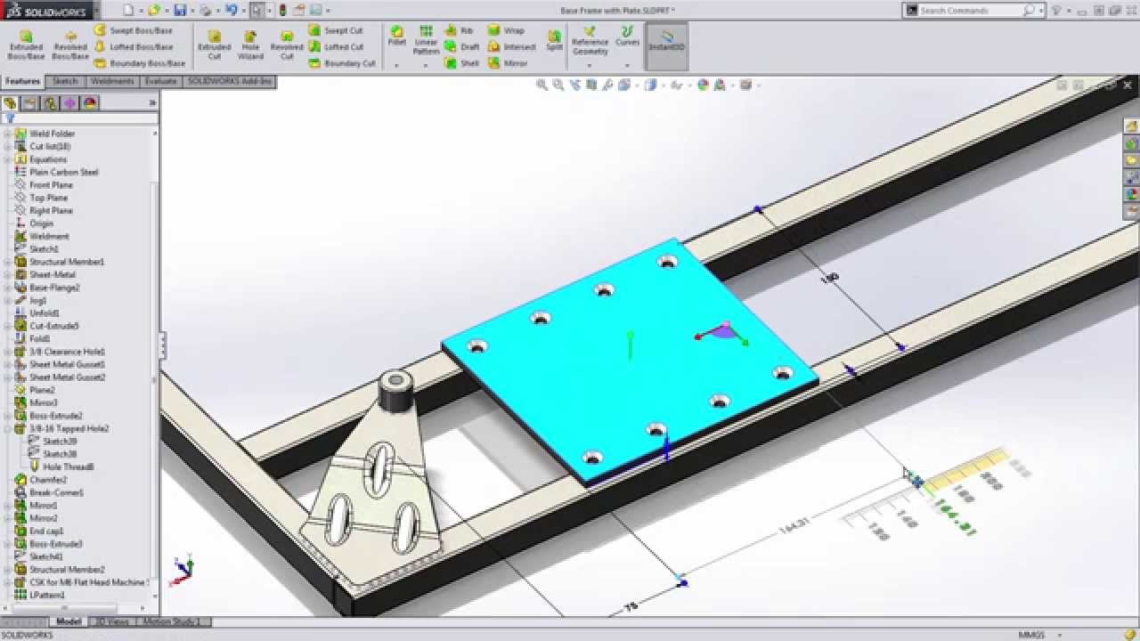 SOLIDWORKS 2015 Sneak Peek: Up To Reference Linear Patterns