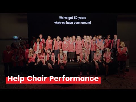 HELP Choir Performing at 50th Celebration