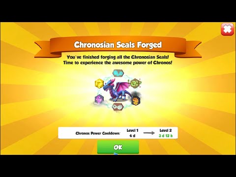 Unlocked Chronosian Seals level 2-Dragon Mania legends | Chapter 12 Hunted Armor Event | DML