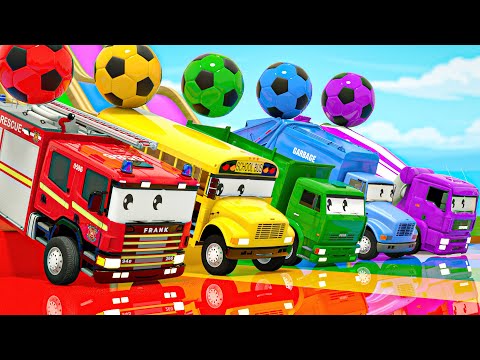 Color Balls & Sing a Song! | Bingo, Wheels On the Bus, Baby Shark | Baby Nursery Rhymes & Kids Songs