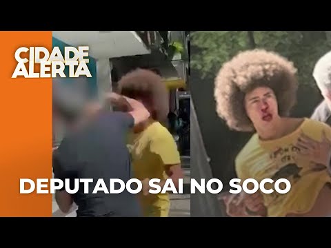 Renato Freitas (PT) has his nose broken in a fight in the middle of the street in downtown Curitiba.