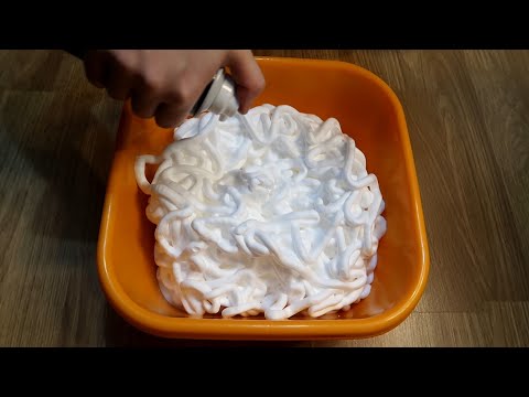 Bubbly slime fluffy dry - DIY