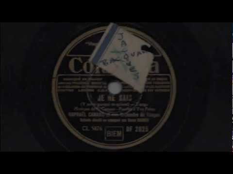 Tango Argentino - Rafael Canaro & Jaime Plana - Yo no sé porque te quiero - 1936