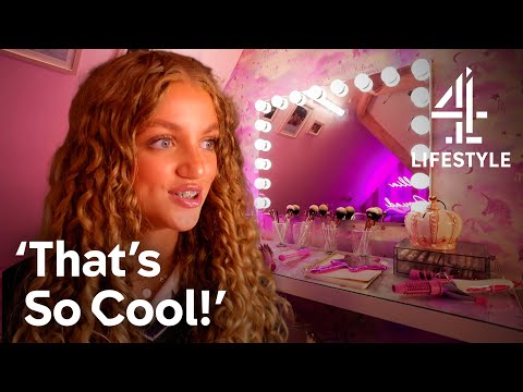 From Empty Room to Instagrammable Beauty Room | Katie Price's Mucky Mansion | Channel 4 Lifestyle