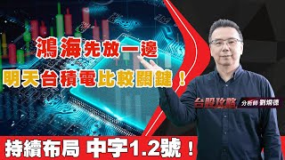 鴻海先放一邊，明天台積電比較關鍵！持續布局 中字1.2號！ (圖)