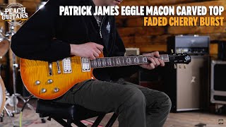 Video thumbnail for No Talking...Just Tones | Patrick James Eggle Macon Carved Top Faded Cherry Burst by Peach Guitars