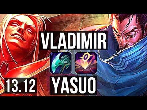VLAD vs YASUO (MID) | 6/0/8, 1.1M mastery, 500+ games, Dominating | EUW Grandmaster | 13.12