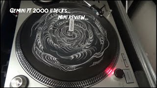 Video thumbnail for Gemini PT 2000 II decks review - Quick review by Live From The Cube