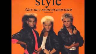 Style - Give Me A Night To Remember (Extended Version) [1985, Alpha Records - ONEMAX 010 ENG]