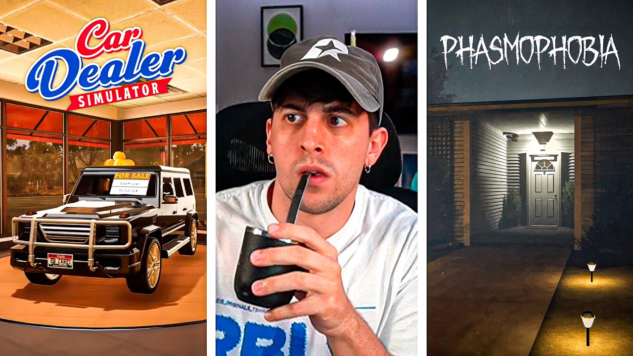 🔴 JUGANDO CON THIAGO 🔴 ROCKET LEAGUE 🔴 PHASMOPHOBIA 🔴 CAR DEALER 🔴 SIMULATOR 🔴 ES VIERNESSSS! 🔴