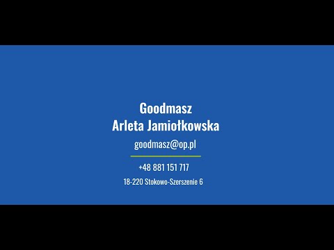 Goodmasz Arleta Jamiołkowska - video