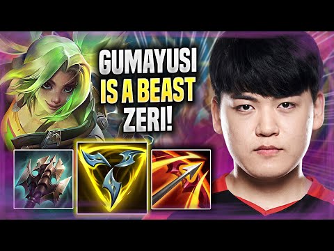 GUMAYUSI IS A BEAST WITH ZERI! - T1 Gumayusi Plays Zeri TOP vs Gwen! | Season 2022