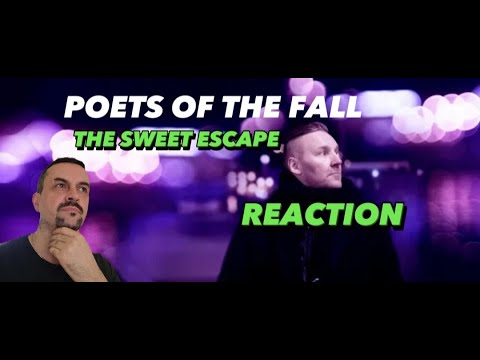 Poets of the Fall - The Sweet Escape (Official Video w/ Lyrics) REACTION