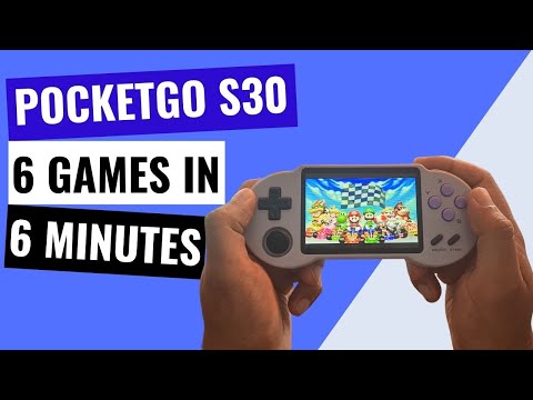 PocketGO S30 - 6 Games in 6 Minutes