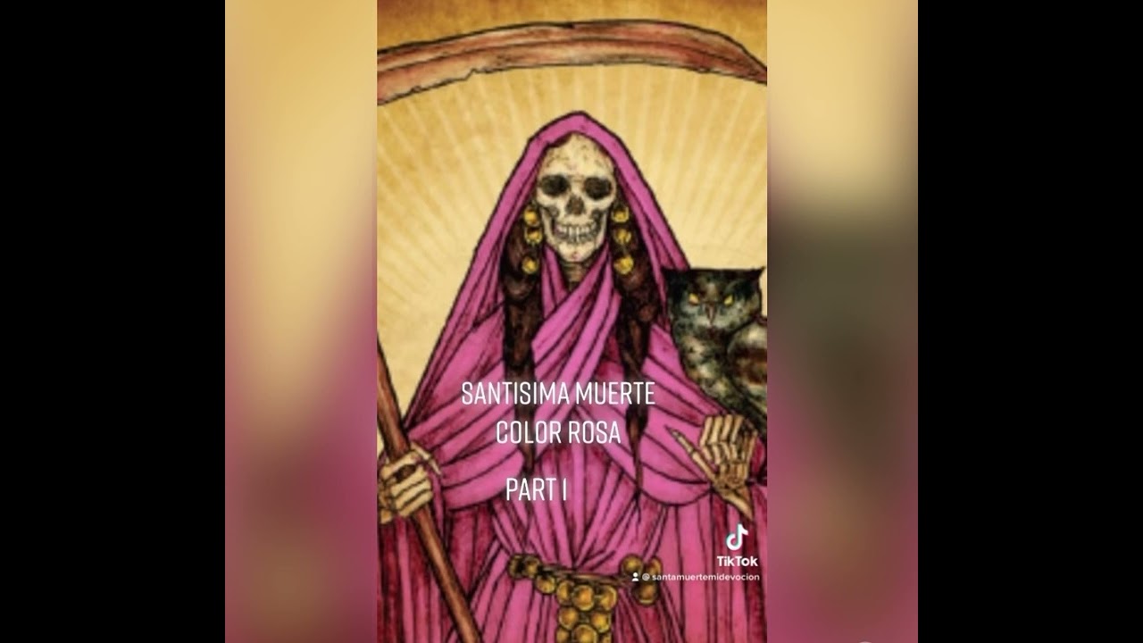 Algunos colores de La Santisima Muerte y su interpretación😍😍☘️