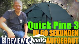 Qeedo Quick Pine Campingzelt - In 1 Minute aufgebaut - Festival Zelt