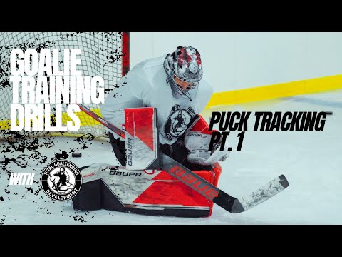 HOCKEY GOALIE DRILLS - Puck Tracking and Movement PART 1 | Total Goaltending Development