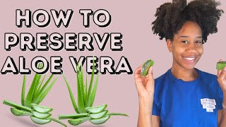 How to Freeze Aloe Vera at Home | How Long Can I Keep Aloe Vera? | Gabrielle Ishell