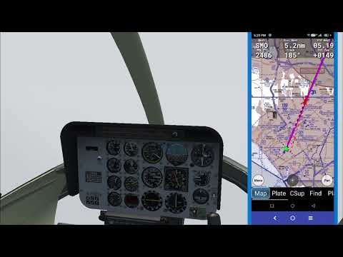 IFR FLIGHT FROM BUR TO SMO IN 1/4 MILE VIS