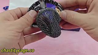 Chainmail Chastity Cage Adjustable
