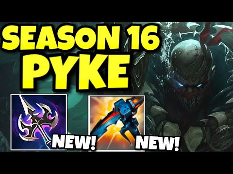 Pyke is totally different in Season 16... (HE DOES TRUE DAMAGE NOW)