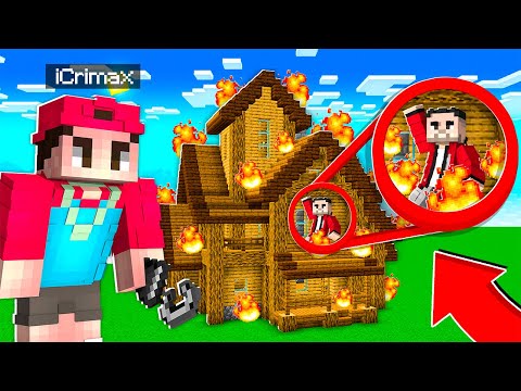 Ich BRENNE sein HAUS ab in MINECRAFT! 🔥