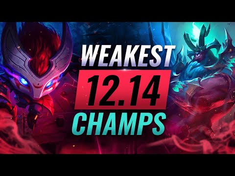 10 WORST CHAMPS To Avoid on Patch 12.14 (Predictions) - League of Legends