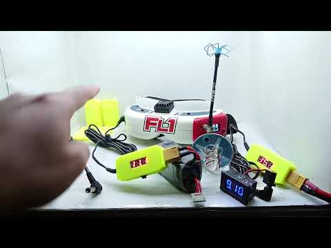 DIY Smart Cable Fatshark Goggle Battery Support 3-6S Lipo