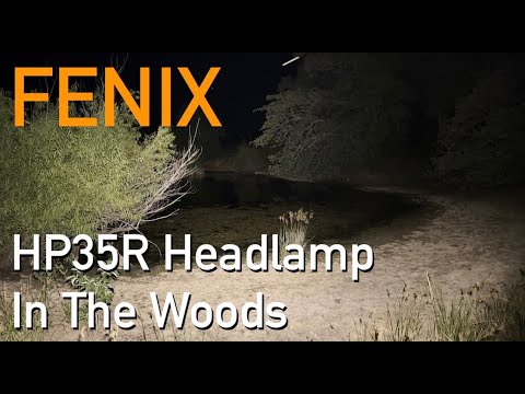 Fenix ​​HP35R 4000 Lumen Stirnlampe im Wald