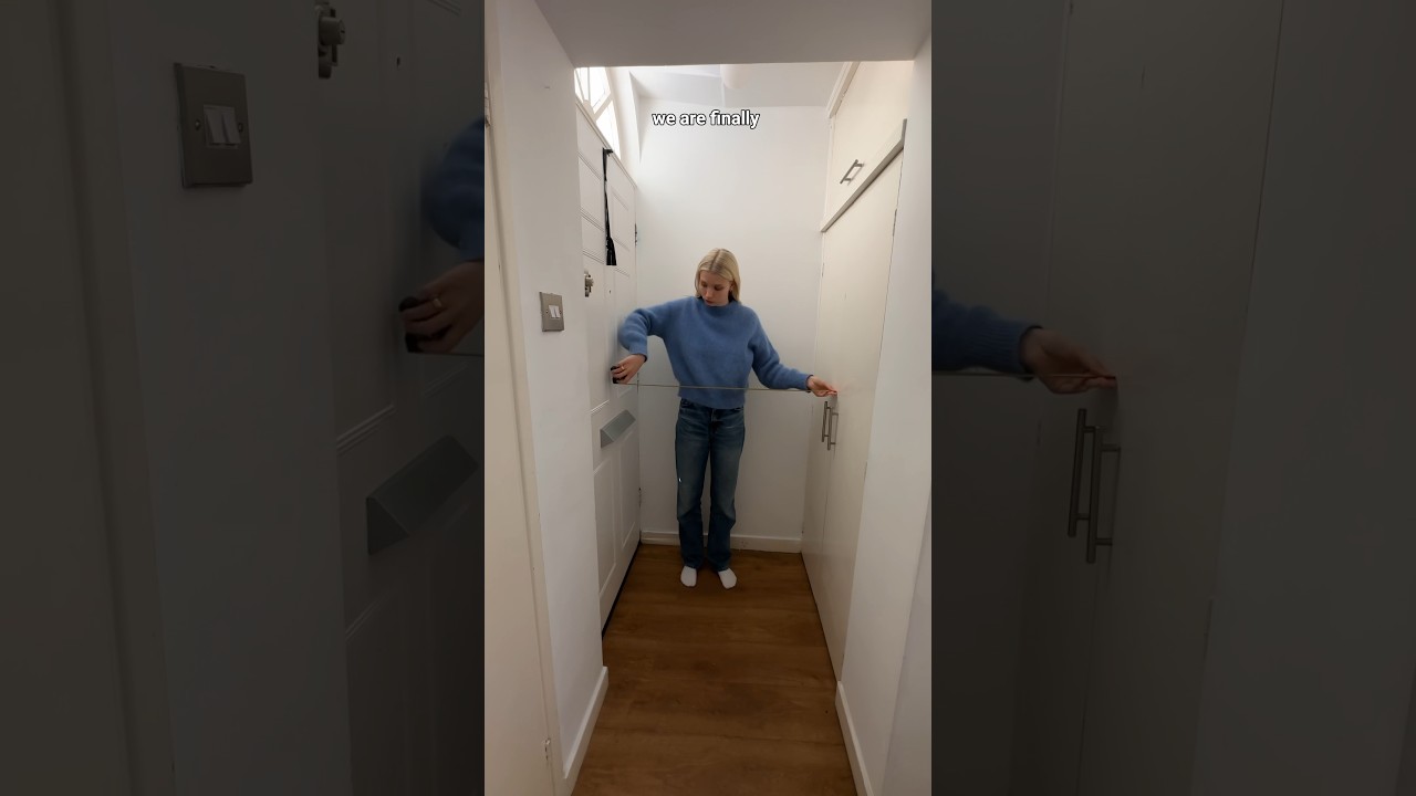 Day 1 of making over my tiny entryway #Shorts