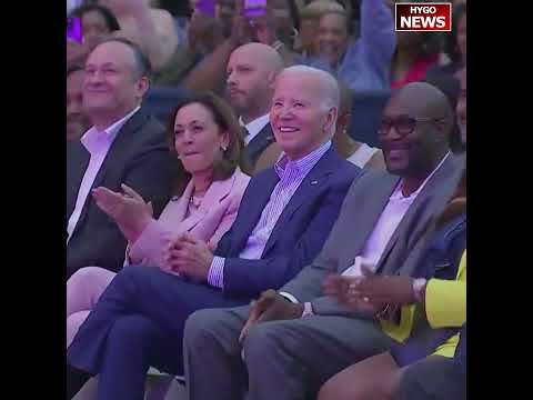 Biden Dances at Juneteenth Celebration, slurring & sipping drink, shuffles off