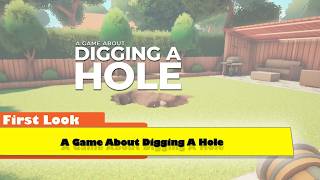 First Look at A Game About Digging A Hole on Xbox Series X