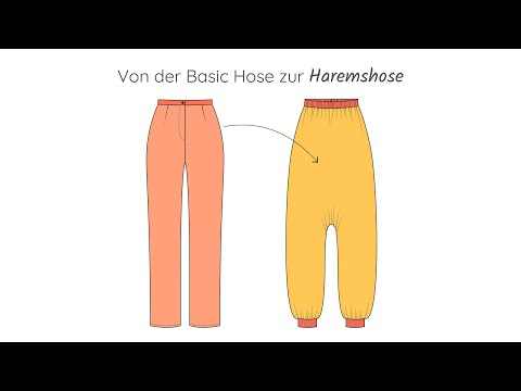 Haremshose konstruieren