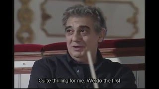La Traviata - Placido Domingo on Rehearsal - very funny moment!