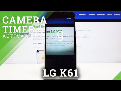 How to Activate Camera Timer in LG K61 - Photo Delay Feature