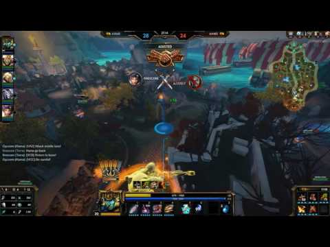 [Smite] Holding Left click and S key is hard + blink Rama fun