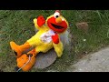 Chicken Dance Elmo Smashed To Bits