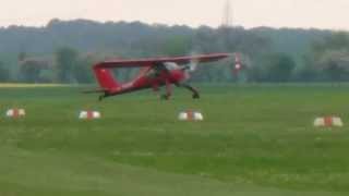 preview picture of video 'PZL-104 Wilga landing&taxiing at Laucha regional Airport'