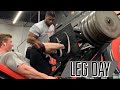 Jeremy Sayers and Chris Hester Leg Day