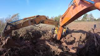 25 ton machine stuck in ground like melted chocolate heavy recovery by J & R Millington