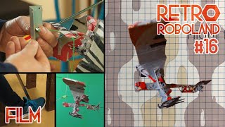 Green Screen filming flying robot model (better re