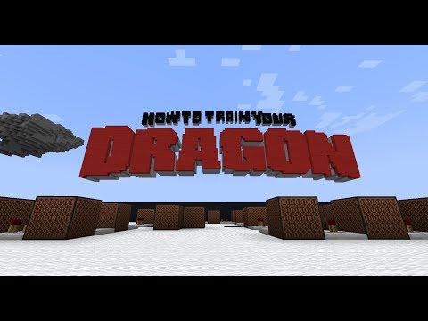 How To Train Your Dragon - Test Drive [Minecraft Noteblocks]