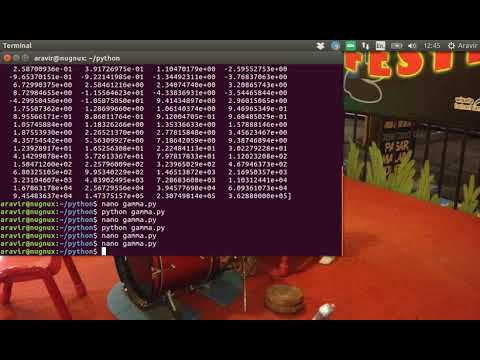 Plotting Gamma Function On Python In Ubuntu